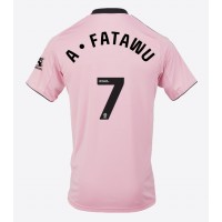 Dres Leicester City Issahaku Fatawu #7 Rezervni 2025-26 Kratak Rukav